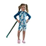 Owli Sunsafe Uv Korumalı Swimsuit Mayo Manta Ray - Mavi - 2 - 3 Yaş