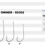 Owner 50302 No:4 Beyaz Delikli Olta İğnesi