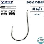 Owner 50343 Chinu İğne #4/0 (8 Adet) Beyaz