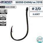 Owner 50355 Chinu Delikli İğne #2/0 (6 Adet) Siyah