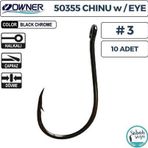 Owner 50355 Chinu Delikli İğne #3 (10 Adet) Siyah