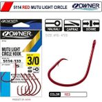 Owner 5114 Mutu Light Red Japon Iğne Balıkmarketim - 6
