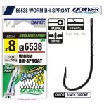 Owner 56538 Worm Bh-Sproat Black Chrome Lrf İğnesi