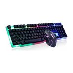 Owwotech Polygold OW8017 Işıklı Oyuncu Kablolu Oyuncu Klavye Ve Mouse Seti Gaming Set siyah