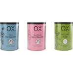 Ox Sıcak Çikolata Salep Teneke Kutu Classic, Ruby, Antepfıstık 3 x 500 gr