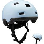 Oxelo Çocuk Kaskı - Paten / Kaykay / Scooter - Pastel Mavi - B100 - 47 - 53 cm
