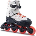 Oxelo FIT-3 Gri Kırmızı Çocuk Fitness Pateni