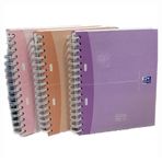Oxford 101371 European A5 Karton Kapak Kareli 100 Yaprak Spiralli Defter