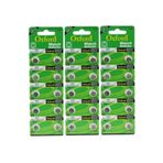 Oxford 30 Adet 192 Ag3 Lr 41 392a Sr 41 1.5v Düğme Pil (hesap Makinesi-terazi-saat-oyuncak-garaj Pili)