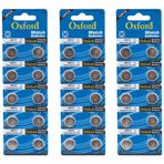 Oxford AG13 LR44 357 SR44 A76 1.5V 30 Adet 3 Kart Alkaline Düğme Pil