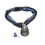 Oxford OF20 Monster XL Zincir ve Asma Kilit, Siyah, 1,5 m x 14,5 mm, 2'li Set