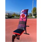 Oxium Bear Pamuklu Yeni Nesil Fitness Spor Havlusu - Dijital Baskılı - Hızlı Kuruyan Mikrofiber | Aura - Lacivert - Kırmızı - Siyah - Mor - 35 x 90 cm