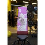 Oxium Bear Pamuklu Yeni Nesil Fitness Spor Havlusu - Dijital Baskılı - Hızlı Kuruyan Mikrofiber | Selene - Pembe
