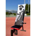 Oxium Bear Pamuklu Yeni Nesil Fitness Spor Havlusu - Dijital Baskılı - Hızlı Kuruyan Mikrofiber | Win - Beyaz - Koyu Gri - 35 x 90 cm