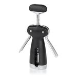 OXO - Good Grips SteeL Kanatlı Tirbuşon, Çıkarılabilir Kapsül Kesici, Plastik, Siyah