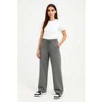 OXVİN Kadın BAGGY Geniş Kesim, Spor Eşofman Tarzı Oversize Bol Paça Pantolon (Pike Kumaş)
