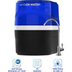 Oxygen Water Vontron Membranlı 15 Aşamalı Pompalı Antibakteriyel Çelik Su Tanklı Su Arıtma Cihazı