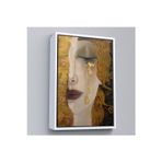 Oxyteez Ahşap Çerçeveli Gustav Klimt - Altın Gözyaşları Tablosu-7319