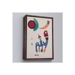 Oxyteez Ahşap Çerçeveli Vasiliy Kandinsky - 11 Resim Ve 7 Şiir Soyut Tablosu-7485