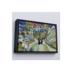 Oxyteez Ahşap Çerçeveli Vincent Willem Van Gogh - Auvers'Deki Merdiven Tablosu - Stairway At Auvers-7158