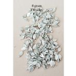 Oya Abiye Bileklik Kolye Pleksi Metalik Plastik Pul Gümüş Renk 8 gram 130 adet - BNC514