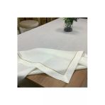 Oya Home Gold Tek Sıra Pikolu Masa Örtüsü Ve Ranır Set - 2 Parça