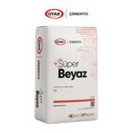 OYAK ÇİMENTO Oyak Beyaz Çimento Yüksek Mukavemetli | (2 KG Torba Halinde), Dekoratif ve Yapısal Kullanım