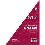 Oyal 24x32 cm 90 gr Kraft Silikonlu 10'lu Paket Torba Zarf