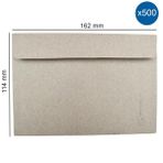Oyal Kare Kraft Mektup Zarfi (Elvan) 114X162 Mm 70 Gr Silikonlu 500 Lu(1 Koli)