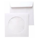 Oyal Zarf CD 12.5X12.5 90 Gr Beyaz Pencereli - 100 Adet