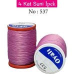 Oyalı 4 Kat Suni Ipek Iplik Iğne Oyası Boncuk Ipi Tığ Oyası NO:537 - # - Renkli