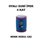 OYALI Suni Ipek 4 Kat Iplik Nakış Iğne Oyası Tığ Oyası Etuval Tek Makara Net 35gr Renk Kodu 542
