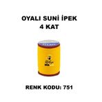 OYALI Suni Ipek 4 Kat Iplik Nakış Iğne Oyası Tığ Oyası Etuval Tek Makara Net 35gr Renk Kodu 751
