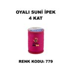 OYALI Suni Ipek 4 Kat Iplik Nakış Iğne Oyası Tığ Oyası Etuval Tek Makara Net 35gr Renk Kodu 779