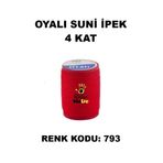 OYALI Suni Ipek 4 Kat Iplik Nakış Iğne Oyası Tığ Oyası Etuval Tek Makara Net 35gr Renk Kodu 793