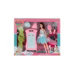 oydaş oyuncak 02453 Cindy Doll Dolaplı Makyaj Masalı Bebek -oydaş Oyuncak
