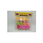 oydaş oyuncak Parmak Barbie Et Bebek 4lü