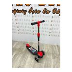 ÖYKÜ BEBEK DUNYASI Led Işıklı 3 Tekerlekli Yükseklik Ayarlı Scooter +3 Yaş 40Kg Kapasiteli