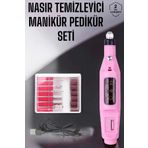 ÖYKÜ VE YİĞİT Protez Tırnak Manikür ve Pedikür Seti Elektrikli