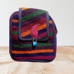 Öykücanbu Otantik El Dokuması Omuz Askılı Kadın Çanta - 24x23 cm - Çok Renkli