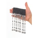 Öyküm accesory 10 Adet Arpa Model Hematit Tesbih, Toptan Tesbih, Hediyelik Tesbih