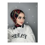 OykumBone DC18 DESENLİ Çıtçıtlı Hazır Pratik Hijab Günlük ve Havuz Bone Tesettür Kadın Şal Eşarp