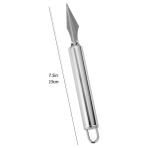 Oyma Bıçağı 1 Pc Paslanmaz Çelik Mutfak Alet Seti Meyve Bıçağı Tart Kavun Kepçe Mutfak Oyma Bıçağı Peynir Çikolata Patates Soyma (Yurt Dışından) - Melon Scoops & Ballers - Renkli