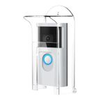 OYOCAM Şeffaf Plastik Kapı Zili Yağmur Kapağı Halka, Göz Kırpma, Google Nest, Eufy, Arlo, Kasa Video Kapı Zili, Su Geçirmez Koruyucu Kalkan Kapı Zili Düğmesi Kapağı Hava Engelleme Kapağı ile Uyumlu