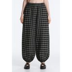 Oysho Pamuklu ekose bloomer pantolon
