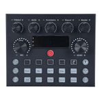 Oyun Audio Mixer Soundboard, 16 Ses Efektli Podcast Ses tahtası, Bağımsız Hacim, OTG Ses Değiştirici RGB PC DJ Mixer Vokal Oyunu Kaydedi