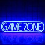 Oyun Bölgesi Neon Tabelaları Oyuncu LED Neon Işık Oyun Bölgesi Neon Tabela Oyun Odası Dekoru, Oyun Alanı, Erkek Mağarası, Bar, Gençler, Arkadaşlar, Erkekler İçin Hediye (Mavi)