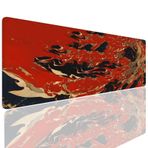 Oyun Fare Altlığı XXL 1400 x 800 x 4 mm Büyük Alt El Masası, Oyun Fare Altlığı Kaymaz Kauçuk Taban Su Geçirmez Fare Mat Bilgisayar Masaüstü Aksesuarı PC Oyunları Çalışma Ev Gizemi 4-781