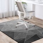 Oyun Koltuğu Paspası - Ofis Koltukları için Zemin Koruyucu, Sert Zeminler için Dayanıklı 90 x 120 cm Halı, Laminant ve Fayans, Kaymaz Tekerlek Koruyucu, Ev ve Ofis Kullanımı için İdeal