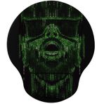 Oyun masası fare altlığı bilek desteği Yumuşak yüzey ve kaymaz taban. Oyuncular için ideal, optik fare ve lazer uyumlu. Mouse Pad. Tasarım Sanal Gerçeklik
